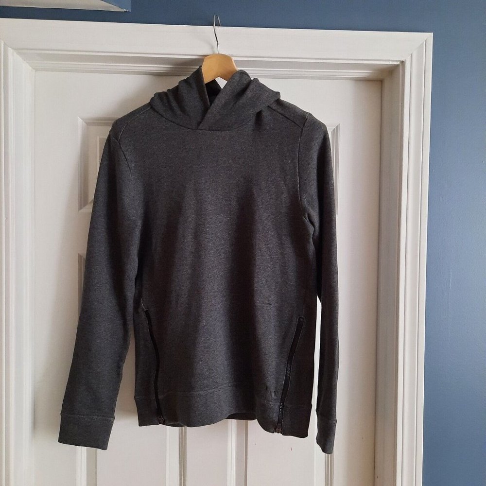 VRST Lux French Terry Hoodie‎ Sweatshirt Mens Small Gray Heather Pullover